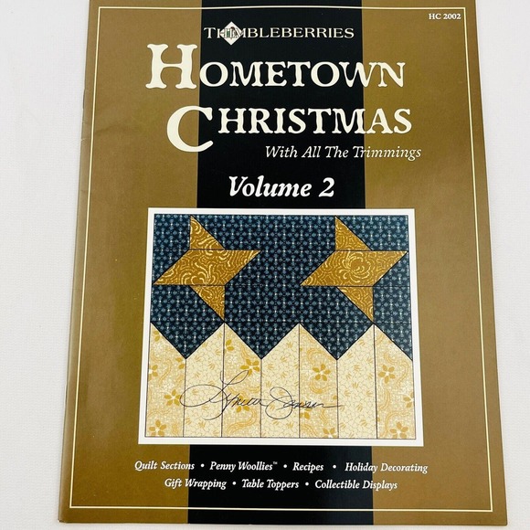 Thimbleberries Hometown Christmas With All The‎ Trimmings Volume 2 Paperback - Picture 1 of 3